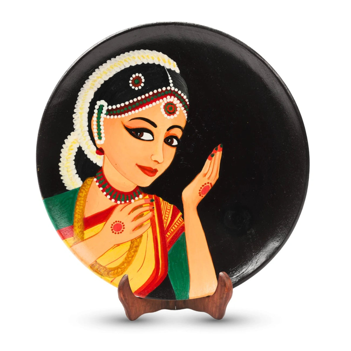 Adornment of Grace – Handpainted Wall Plate
