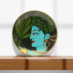 Eternal Melody: Krishna’s Serene Gaze