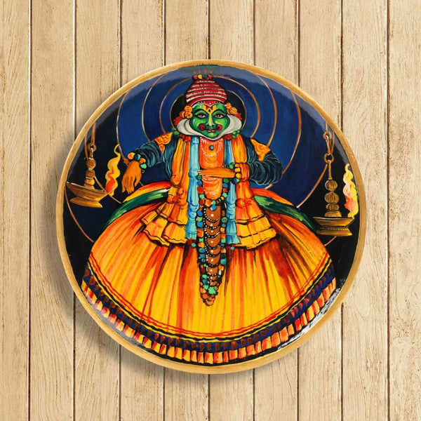 Kathakali Wall Plate – Expressive Elegance