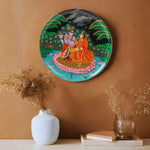 Radha Krishna Wall Plate | Golden Moments