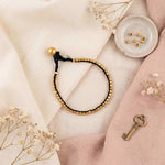 Handcrafted Black Threadwork Dhokra Anklet 2