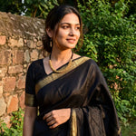 Handcrafted Black Threadwork Dhokra Necklace set 1