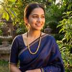 Handcrafted Black Threadwork Dhokra Necklace set 3