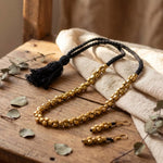 Handcrafted Black Threadwork Dhokra Necklace set 3