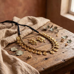Handcrafted Black Threadwork Dhokra Necklace set 4