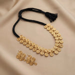 Handcrafted Black Threadwork Dhokra Necklace set 5