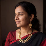 Handcrafted Black Threadwork Dhokra Necklace set 5