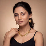 Handcrafted Black Threadwork Dhokra Necklace set 5