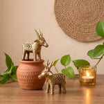 Handcrafted Dhokra Art Animal Miniature - Deer