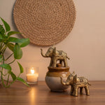 Handcrafted Dhokra Art Animal Miniature - Elephant