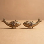 Handcrafted Dhokra Art Animal Miniature - Fish