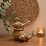 Handcrafted Dhokra Art Animal Miniature - Fish