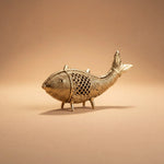 Handcrafted Dhokra Art Animal Miniature - Fish