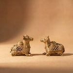 Handcrafted Dhokra Art Animal Miniature - Nandi
