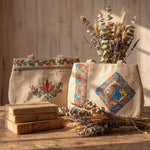 Handpainted Shoulder Bag - Mahubani Art - Type 1