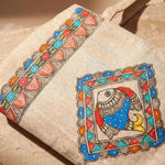 Handpainted Shoulder Bag - Mahubani Art - Type 1