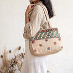 Handpainted Shoulder Bag - Mahubani Art - Type 2