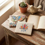 Handpainted Card Pouch - Bird