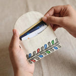 Handpainted Card Pouch - Bird