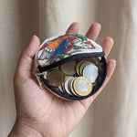 Handpainted Coin Pouch - Bird