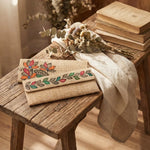 Handpainted Khadi Envelopes - Floral - Multicolor