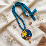 Handpainted Necklace Set - Contempory
