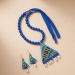 Handpainted Necklace Set - Warli Art