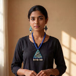 Handpainted Necklace Set - Warli Art