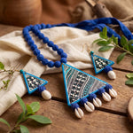 Handpainted Necklace Set - Warli Art