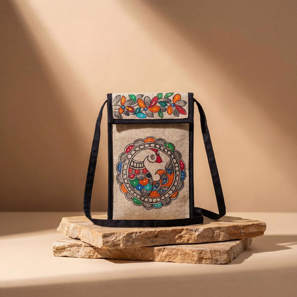Handpainted Small Cross Mobile Sling - Pattern 1