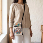 Handpainted Small Cross Mobile Sling - Pattern 1