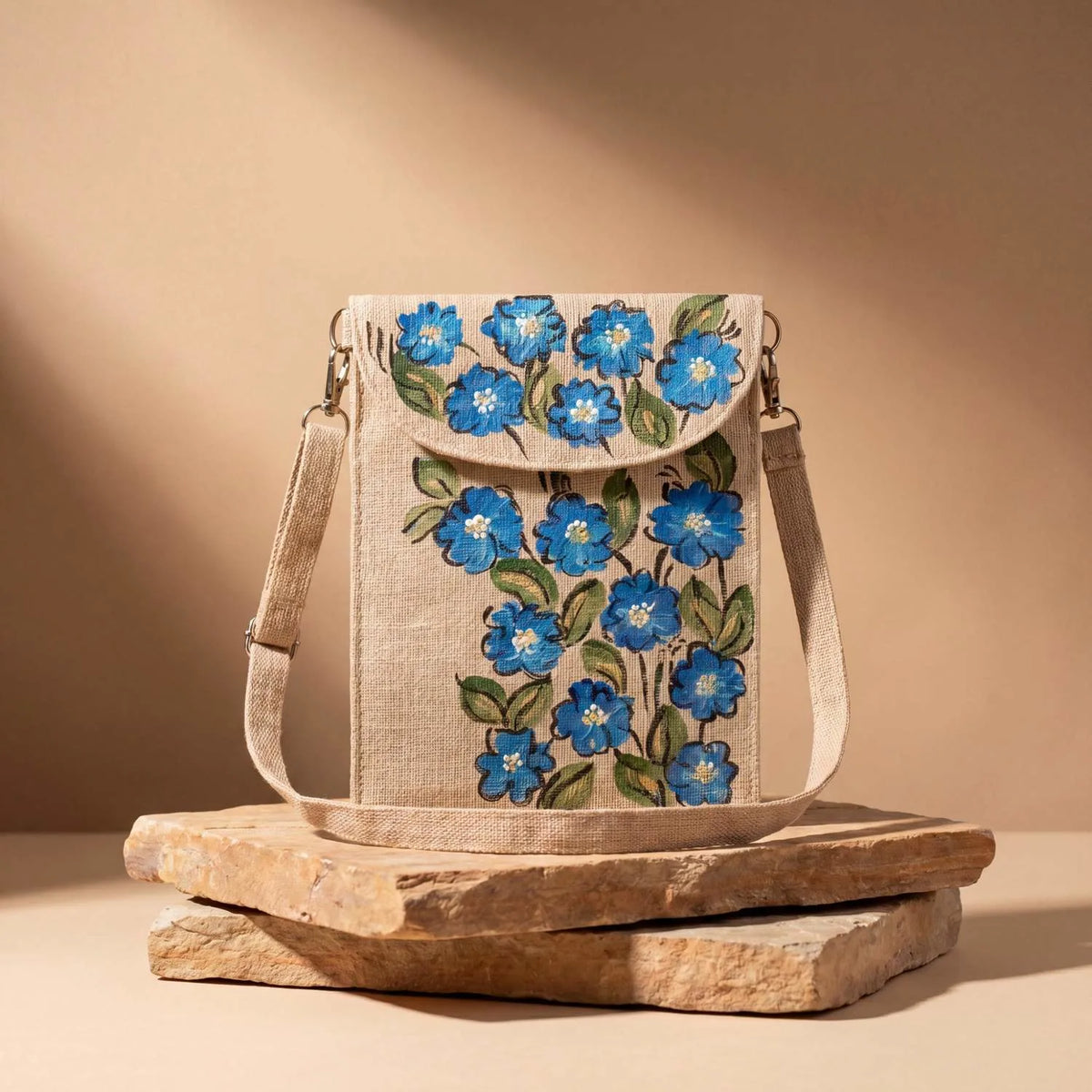 Handpainted Small Cross Mobile Sling - Pattern 3
