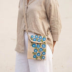 Handpainted Small Cross Mobile Sling - Pattern 3