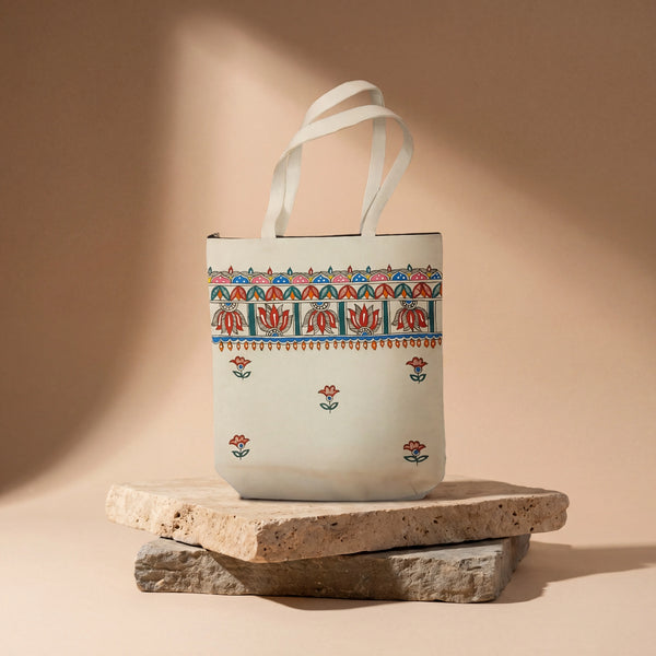 Handpainted Tote Bags - Floral