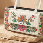 Hanpainted Mobile Hand Purse - Floral