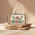 Hanpainted Mobile Hand Purse - Floral
