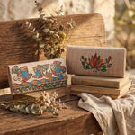 Hanpainted Clutch - Bird