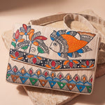 Handpainted V-Flap Bag - Fish - Type 2