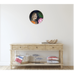 Beautiful Hand-Painted Wall Plate with Radha’s Design - Eternal Love - By Sanskruti Artz 3