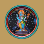 Buy Beautiful Hand-Painted Harihara - Fusion of Forces Wall Plate for Decor 2 - By Sanskruti Artz