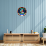 Buy Beautiful Radha Krishna with Tree Hand Painted Wall Plate for Decor 4 - Melodies of Divine Love By Sanskruti Artz