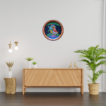 Buy Beautiful Radha Krishna with Tree Hand Painted Wall Plate for Decor 3 - Melodies of Divine Love By Sanskruti Artz