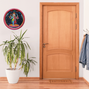 Buy Beautiful Handpainted Ardhanarishwar - Eternal Equilibrium Wall Plate for Decor 2 - By Sanskruti Artz