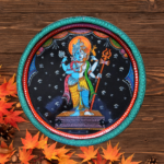 Buy Beautiful Hand-Painted Harihara - Fusion of Forces Wall Plate for Decor By Sanskruti Artz