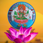 Buy Beautiful Hand-Painted Radiant Maha Lakshmi - Emblem of Prosperity Wall Plate for Decor 4 - By Sanskruti Artz