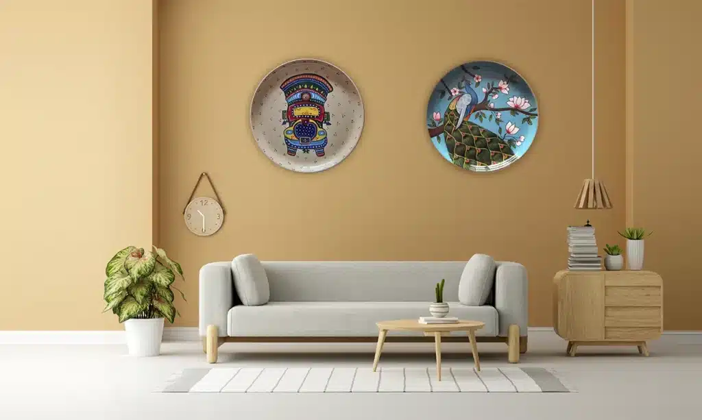 hand painted plates