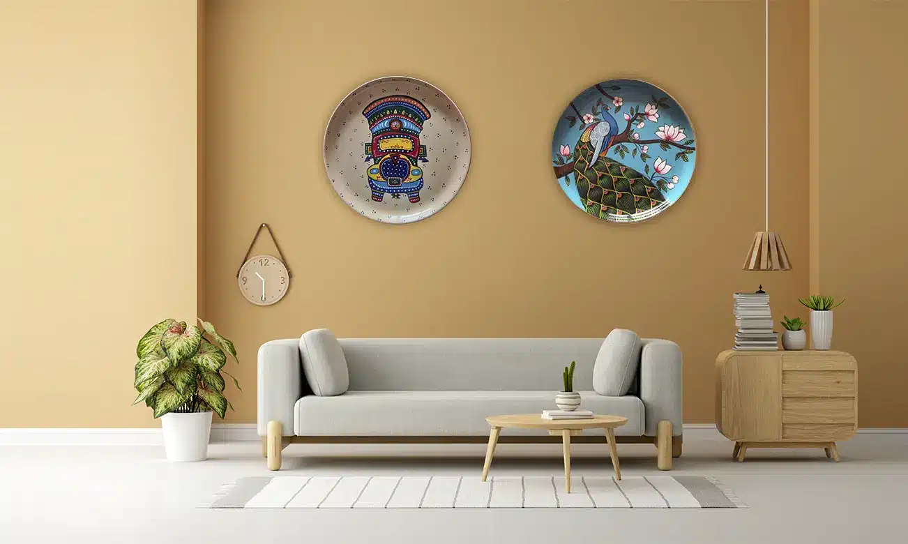 hand painted plates